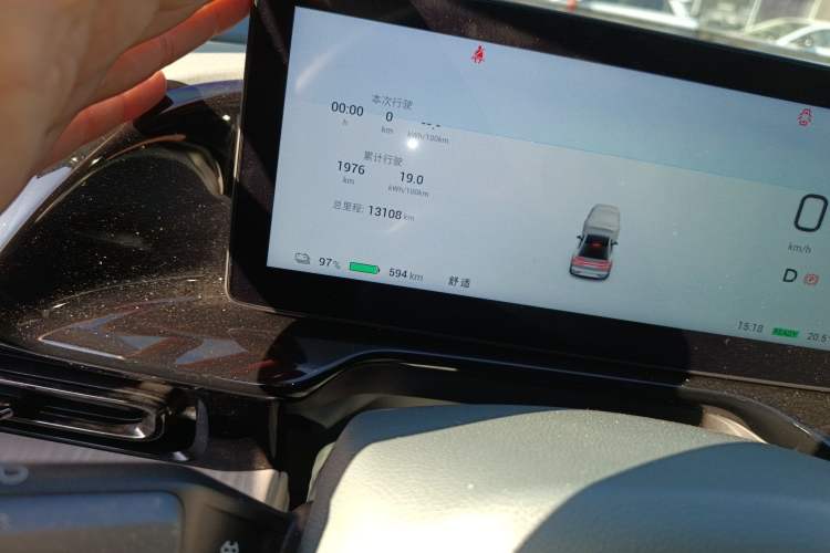 Used AION S MAX 2024 80 Star Edition Ternary Lithium Odometer Close Up