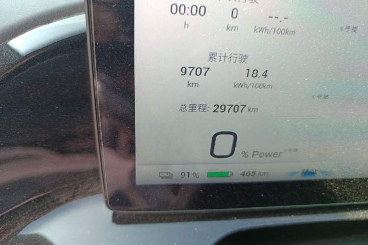 Used AION S MAX 2024 70 Star Edition Odometer Close Up