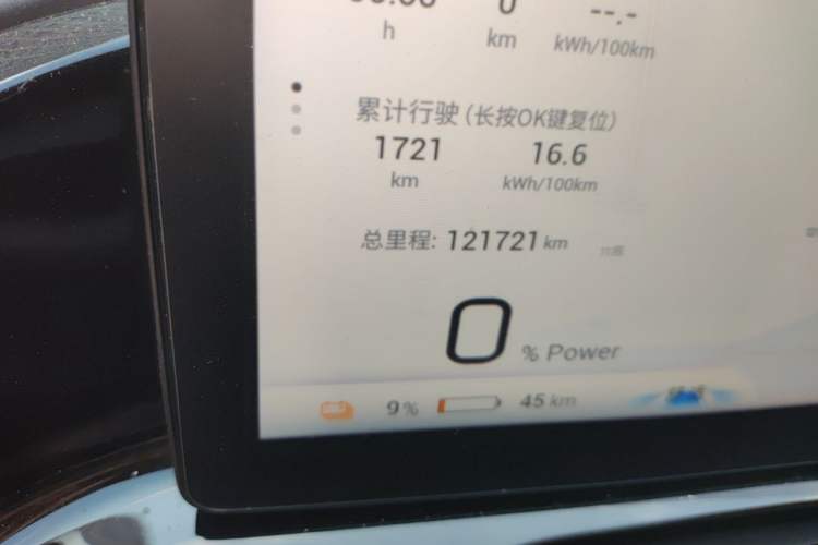 Used AION S MAX 2024 70 Star Edition Odometer Close Up