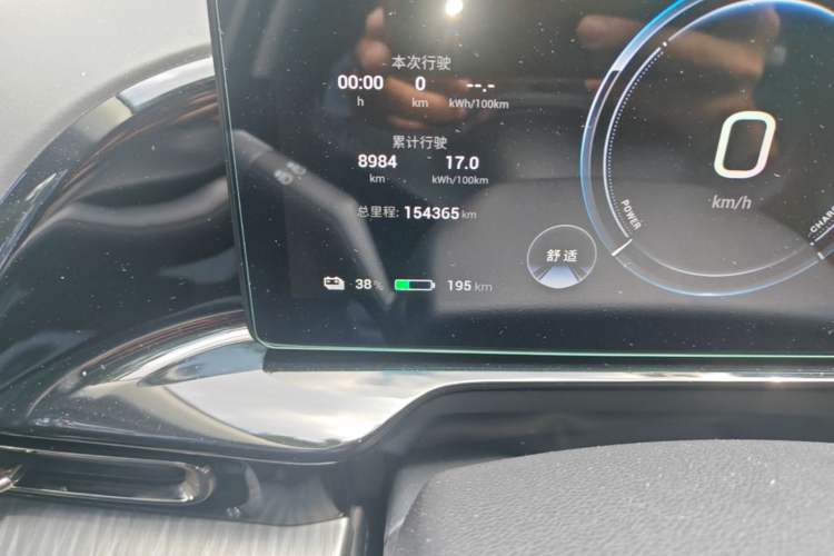 Used AION S MAX 2024 70 Star Edition Odometer Close Up