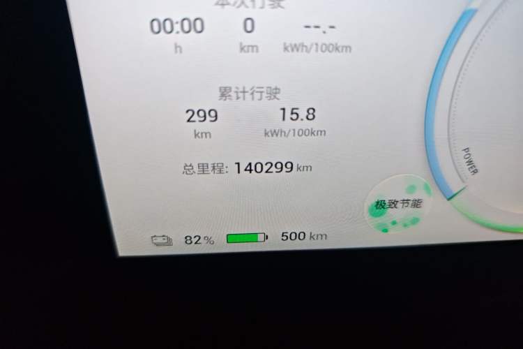 Used AION S MAX 2024 80 Star Edition Ternary Lithium Odometer Close Up