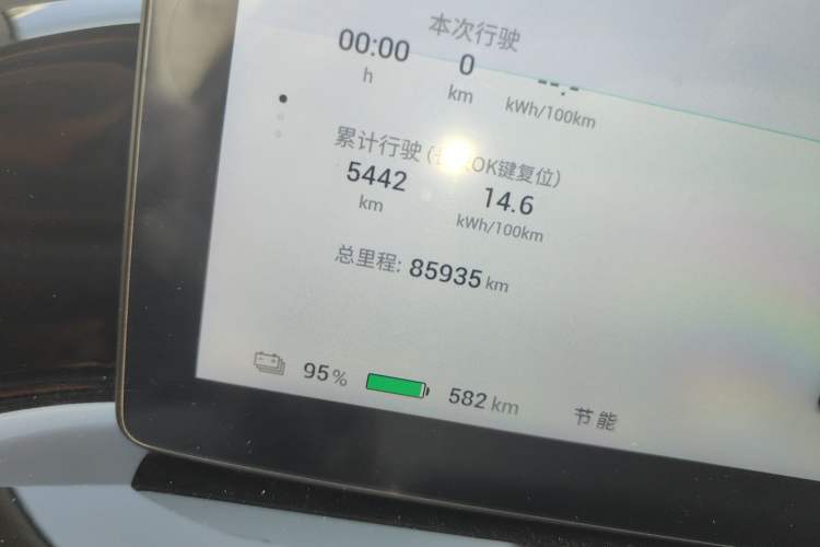 Used AION S MAX 2024 80 Star Edition Ternary Lithium Odometer Close Up