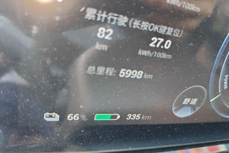 Used AION S MAX 2024 70 Star Edition Odometer Close Up