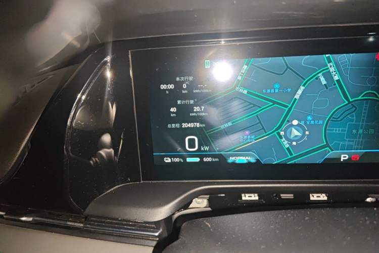 Used AION S Plus 2021 80 Ultra-Long Range Edition Odometer Close Up