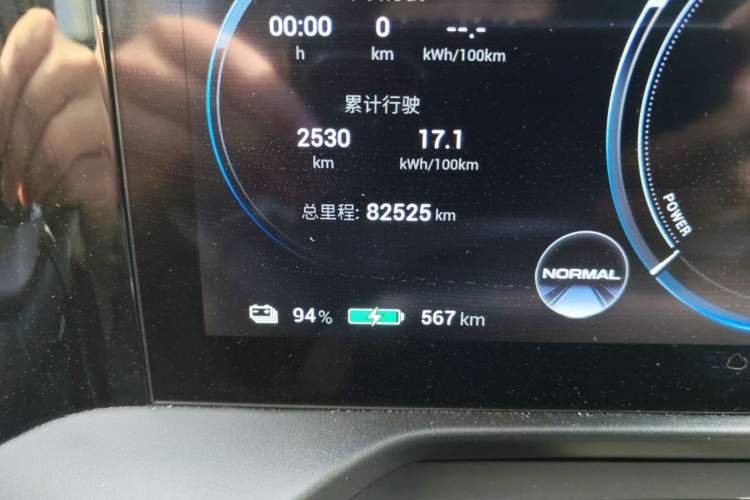 Used AION S Plus 2021 80 Ultra-Long Range Edition Odometer Close Up
