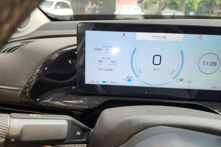 Used AION S Plus 2022 70 Enjoy Edition Odometer Close Up