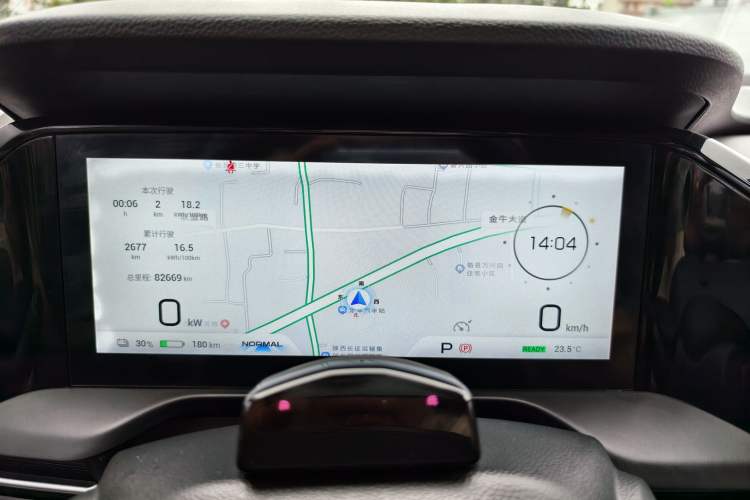 Used AION S Plus 2022 80 Intelligent Driving Version Odometer Close Up