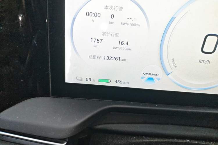 Used AION S Plus 2022 70 Intelligent Edition Odometer Close Up