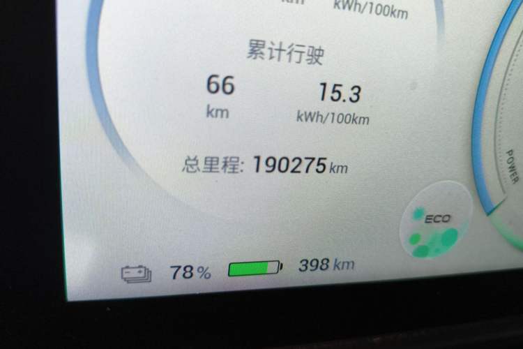 Used AION S Plus 2022 Updated 70 Intelligent Edition Odometer Close Up