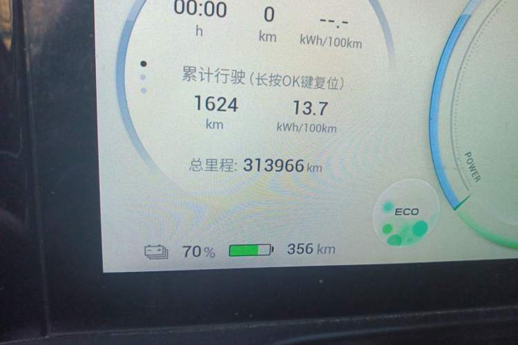 Used AION S Plus 2022 70 Intelligent Edition Odometer Close Up