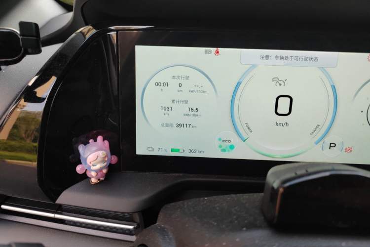 Used AION S Plus 2022 70 Intelligent Driving Edition Odometer Close Up