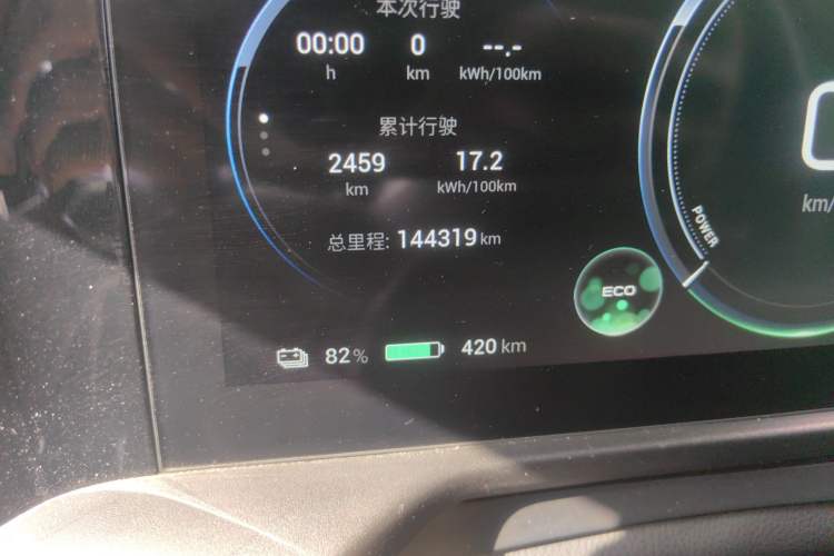 Used AION S Plus 2022 70 Enjoy Edition Odometer Close Up