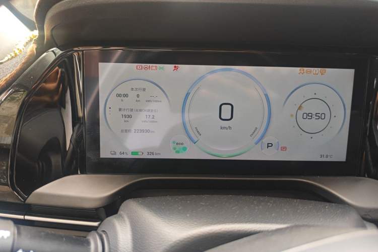 Used AION S Plus 2022 70 Enjoy Edition Odometer Close Up