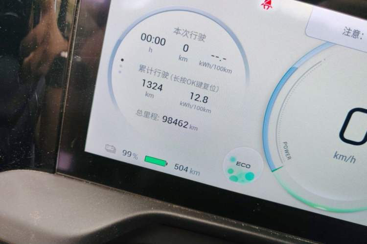 Used AION S Plus 2022 70 Enjoy Edition Odometer Close Up