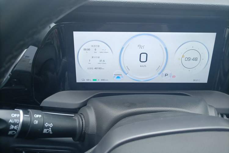 Used AION S Plus 2023 80 Tech Edition Ternary Lithium Odometer Close Up