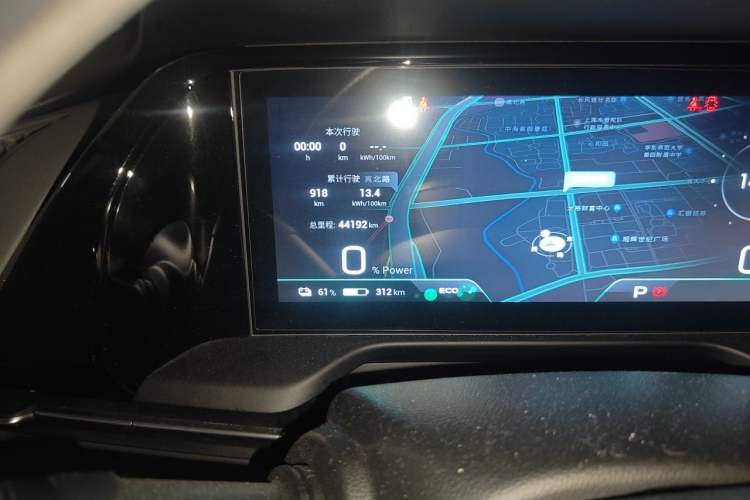 Used AION S Plus 2023 70 Intelligent Edition Lithium Iron Phosphate Odometer Close Up
