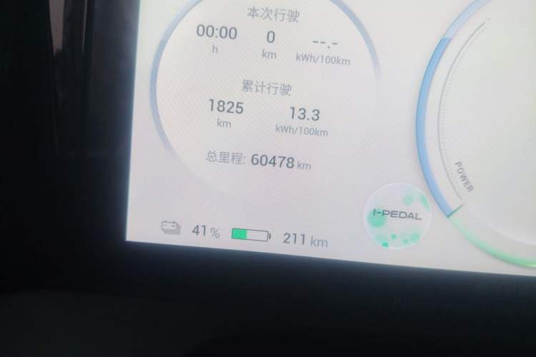 Used AION S Plus 2023 70 Intelligent Edition Lithium Iron Phosphate Odometer Close Up