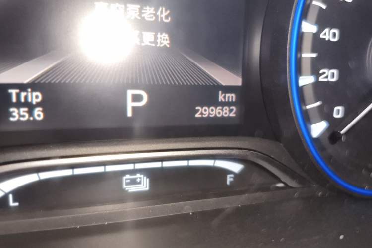 Used AION Trumpchi GE3 2017 310 Smart Edition Odometer Close Up