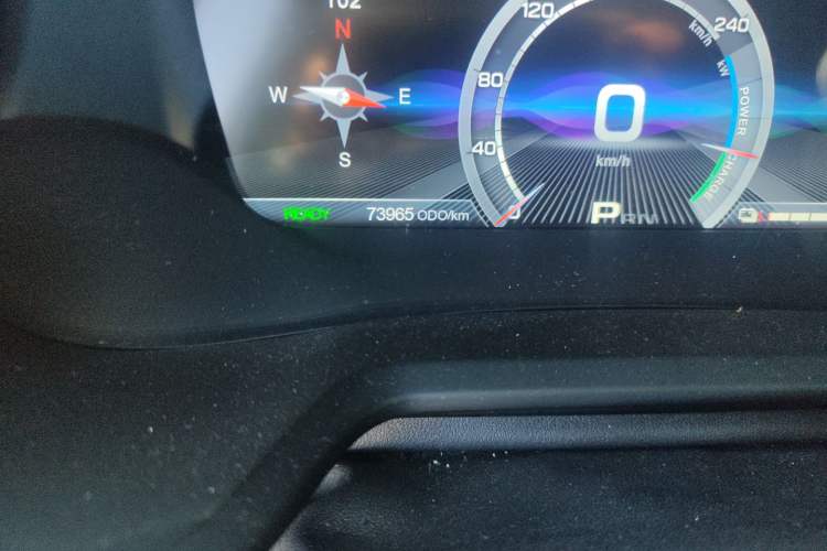 Used AION Trumpchi GE3 2017 310 Prestige Edition Odometer Close Up