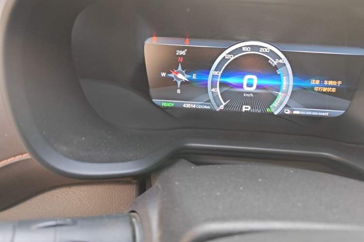 Used AION Trumpchi GE3 2018 530 Internet Enjoyment Version Odometer Close Up