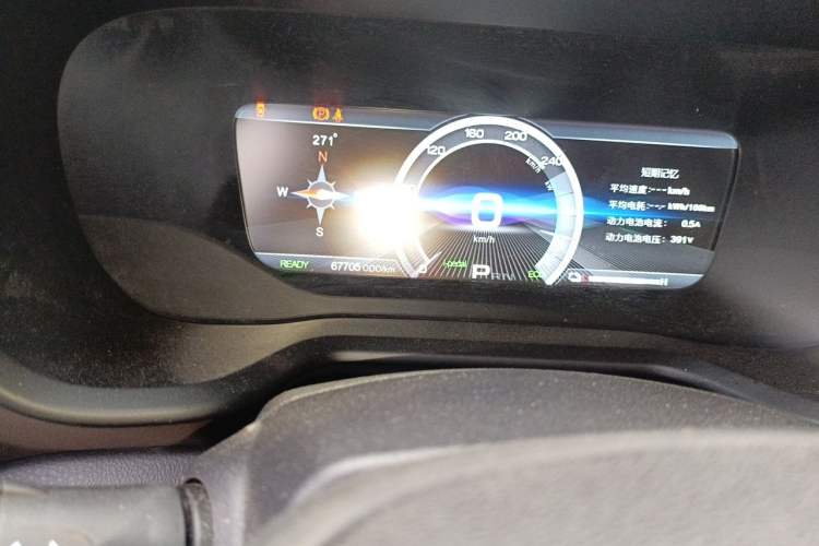 Used AION Trumpchi GE3 2018 530 Internet Enjoyment Version Odometer Close Up