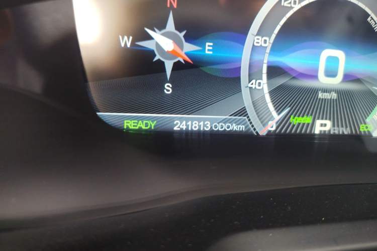 Used AION Trumpchi GE3 2018 530 Internet Enjoyment Version Odometer Close Up
