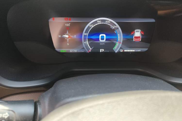 Used AION Trumpchi GE3 2018 530 Internet Premium Edition Odometer Close Up