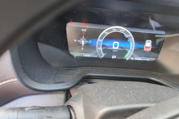 Used AION Trumpchi GE3 2018 530 Internet Enjoyment Version Odometer Close Up