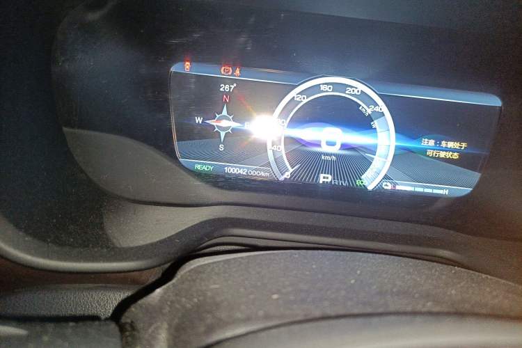 Used AION Trumpchi GE3 2018 530 Internet Enjoyment Version Odometer Close Up