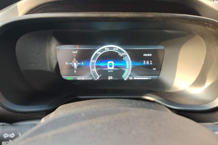 Used AION Trumpchi GE3 2018 530 Internet Enjoyment Version Odometer Close Up