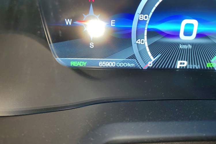 Used AION Trumpchi GE3 2018 530 Internet Premium Edition Odometer Close Up