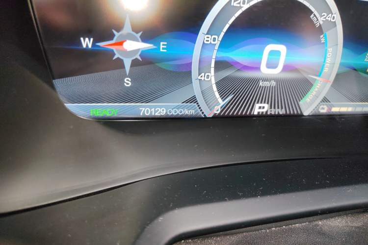 Used AION Trumpchi GE3 2018 530 Internet Premium Edition Odometer Close Up