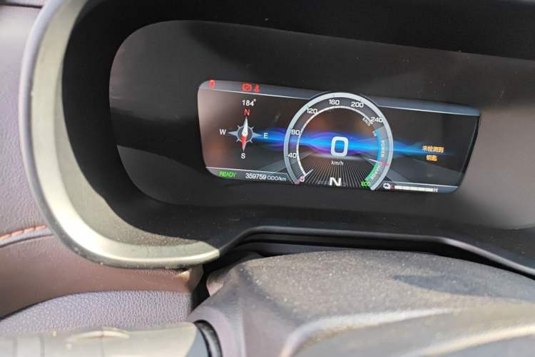 Used AION Trumpchi GE3 2018 530 Internet Enjoyment Version Odometer Close Up
