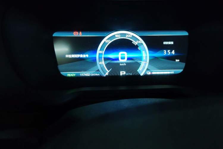 Used AION Trumpchi GE3 2018 530 Internet Premium Edition Odometer Close Up