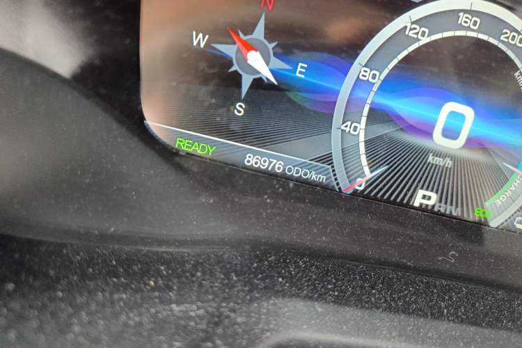 Used AION Trumpchi GE3 2018 530 Internet Enjoyment Version Odometer Close Up