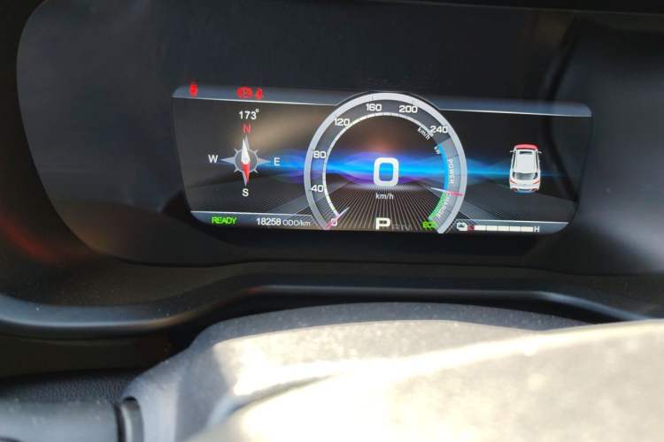 Used AION Trumpchi GE3 2018 530 Internet Enjoyment Version Odometer Close Up