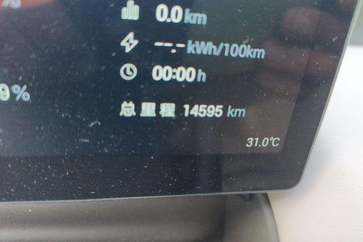 Used AION UT 2025 420 Smart Edition Odometer Close Up