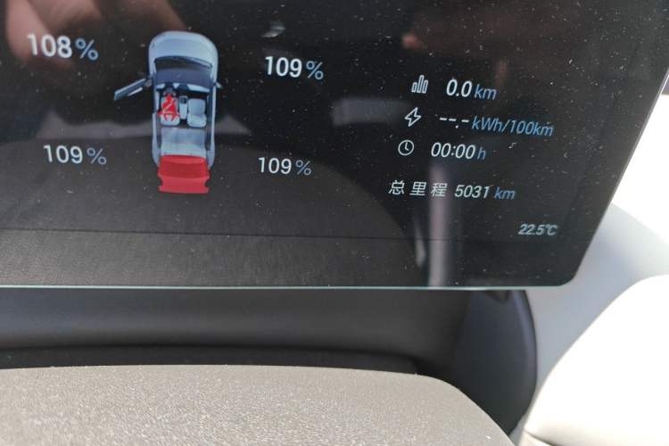 Used AION UT 2025 330 Starlight Edition Odometer Close Up