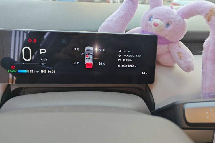 Used AION UT 2025 420 Intelligent Luxury Edition Odometer Close Up