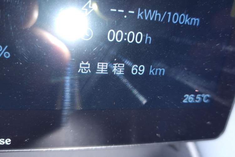 Used AION UT 2025 420 Smart Edition Odometer Close Up