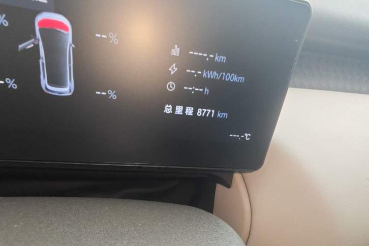Used AION UT 2025 420 Prestige Edition Odometer Close Up