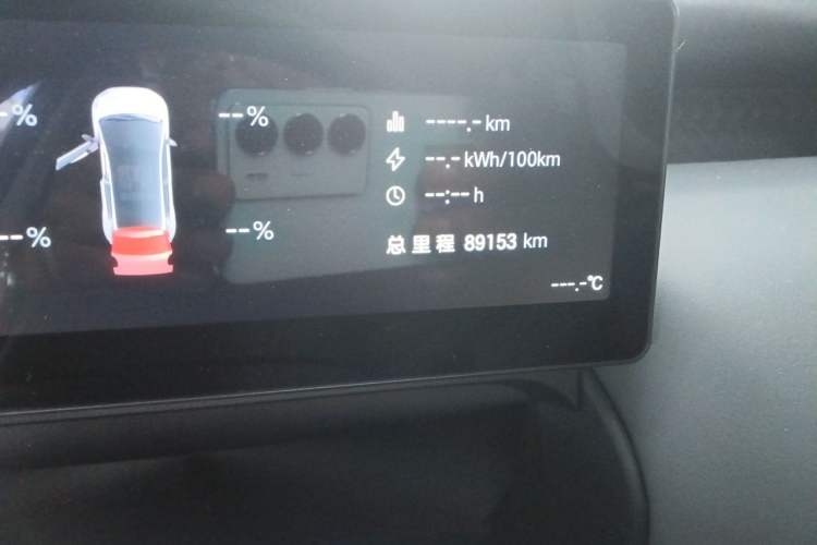 Used AION UT 2025 420 Intelligent Luxury Edition Odometer Close Up
