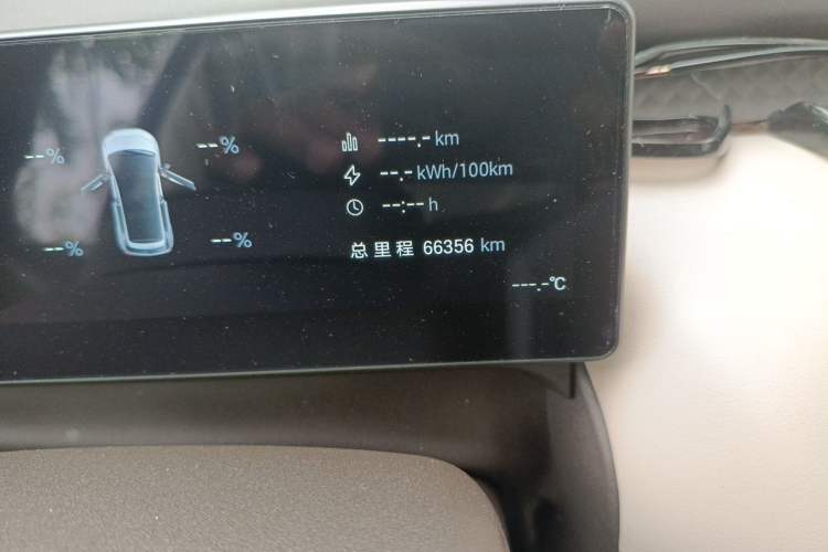 Used AION UT 2025 420 Smart Edition Odometer Close Up
