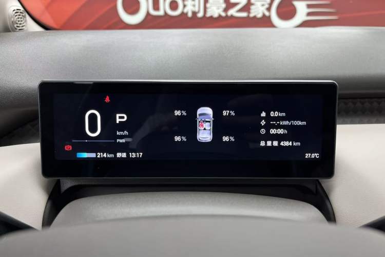 Used AION UT 2025 420 Prestige Edition Odometer Close Up