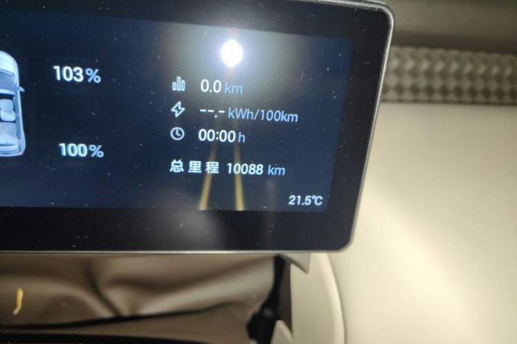 Used AION UT 2025 420 Prestige Edition Odometer Close Up