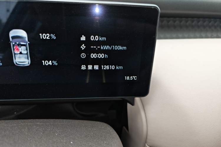 Used AION UT 2025 420 Prestige Edition Odometer Close Up