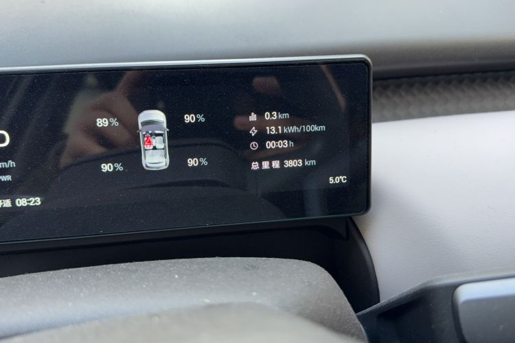 Used AION UT 2025 330 Starlight Edition Odometer Close Up