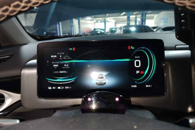 Used AION V 2023 Plus 80 Smart Enjoyment Seven-Seater Edition Ternary Lithium Instrument Cluster