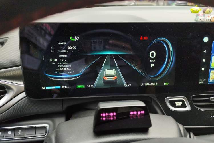 Used AION V 2020 80 Intelligent Technology Edition Odometer Close Up