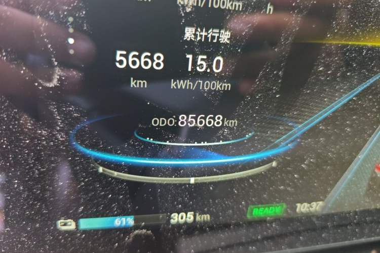 Used AION V 2020 60 Intelligent Edition Odometer Close Up